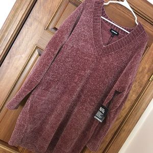 NWT Express chenille sweater dress